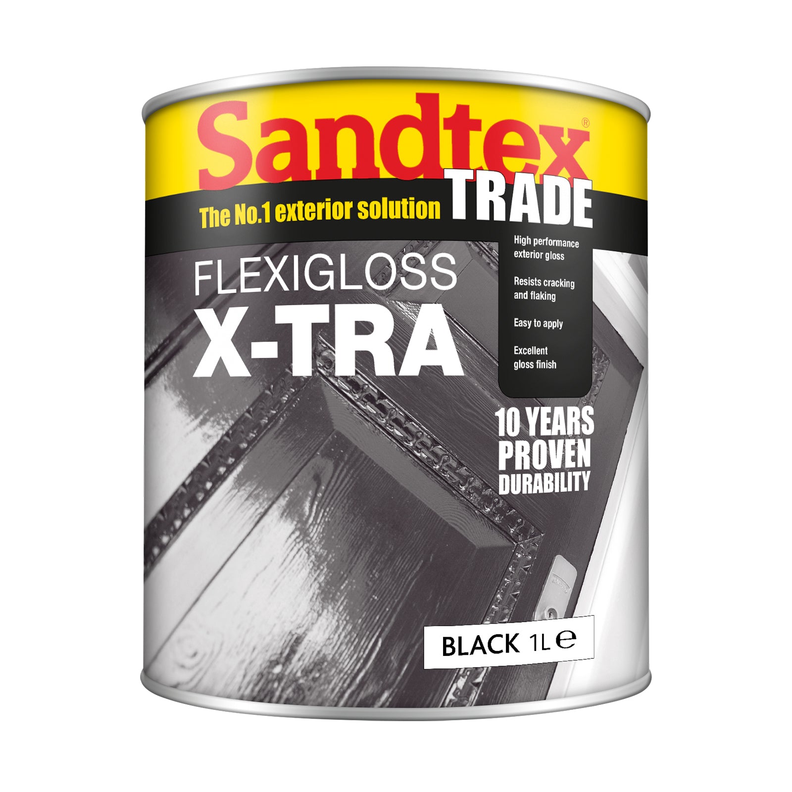 Sandtex Trade Flexigloss X-Tra Gloss Paint - Black
