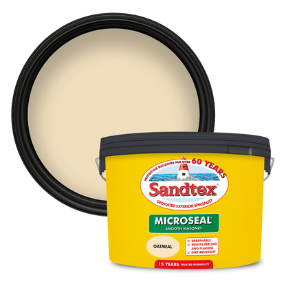Sandtex 15 Year Weatherproof Exterior Wall Paint - Oatmeal
