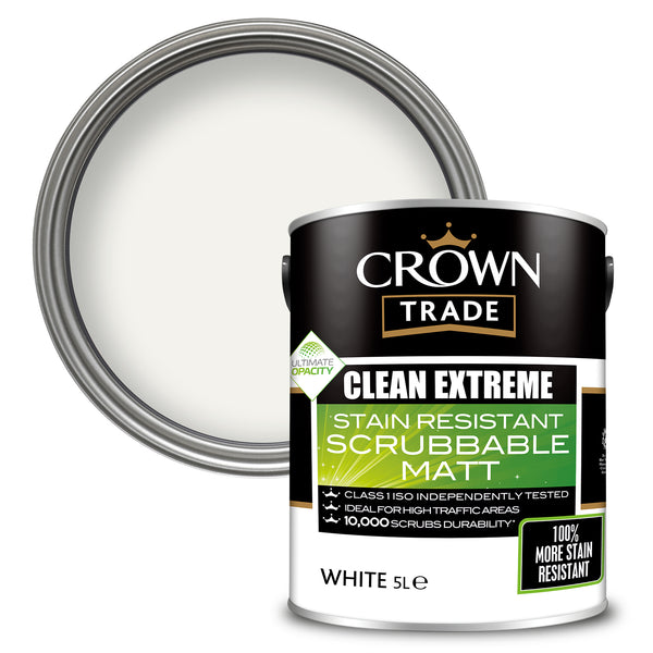 Crown Trade Clean Extreme Matt paint