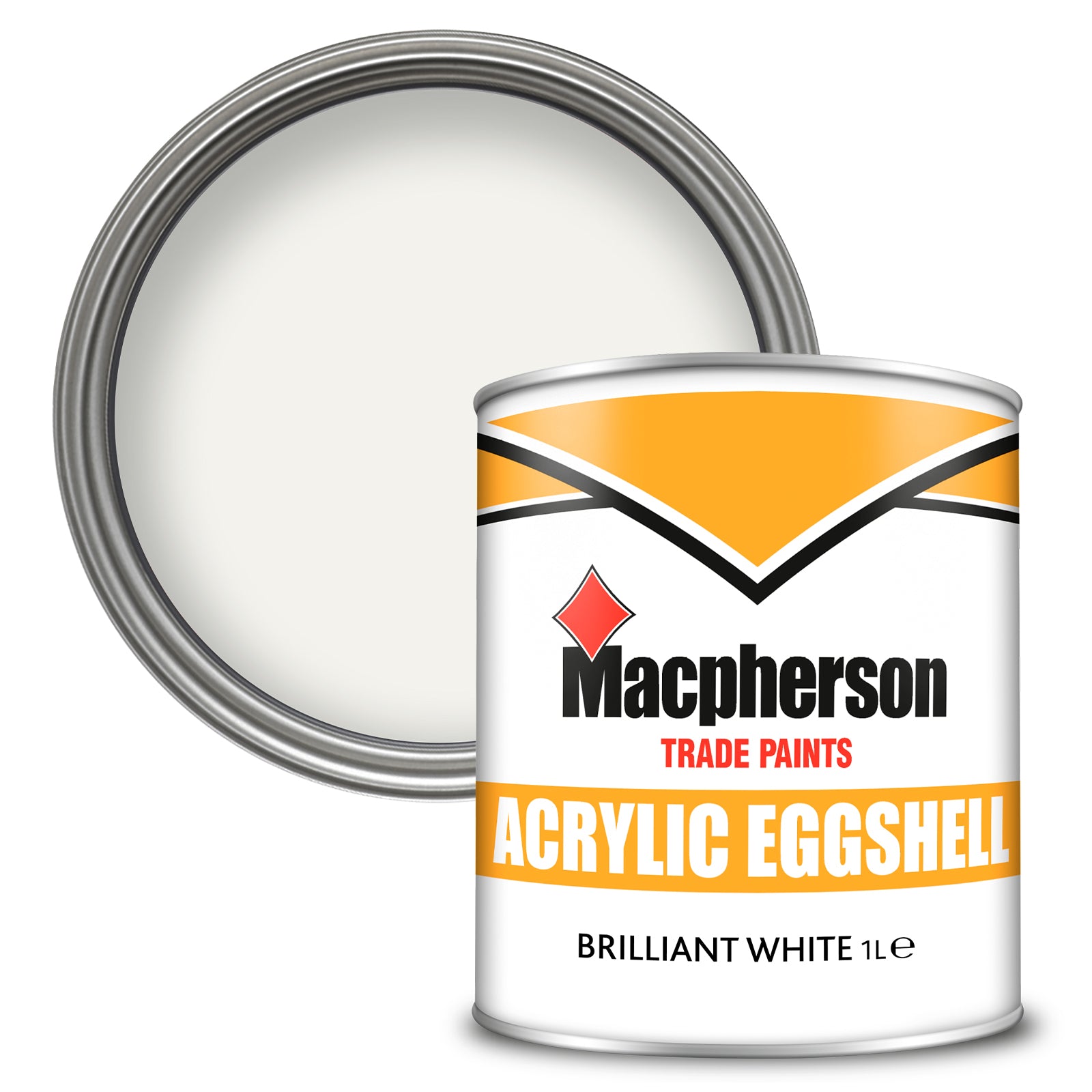 Macpherson Paint A588oe Upgrade Style with Acrylic Eggshell White Paint | PaintersParadise ...