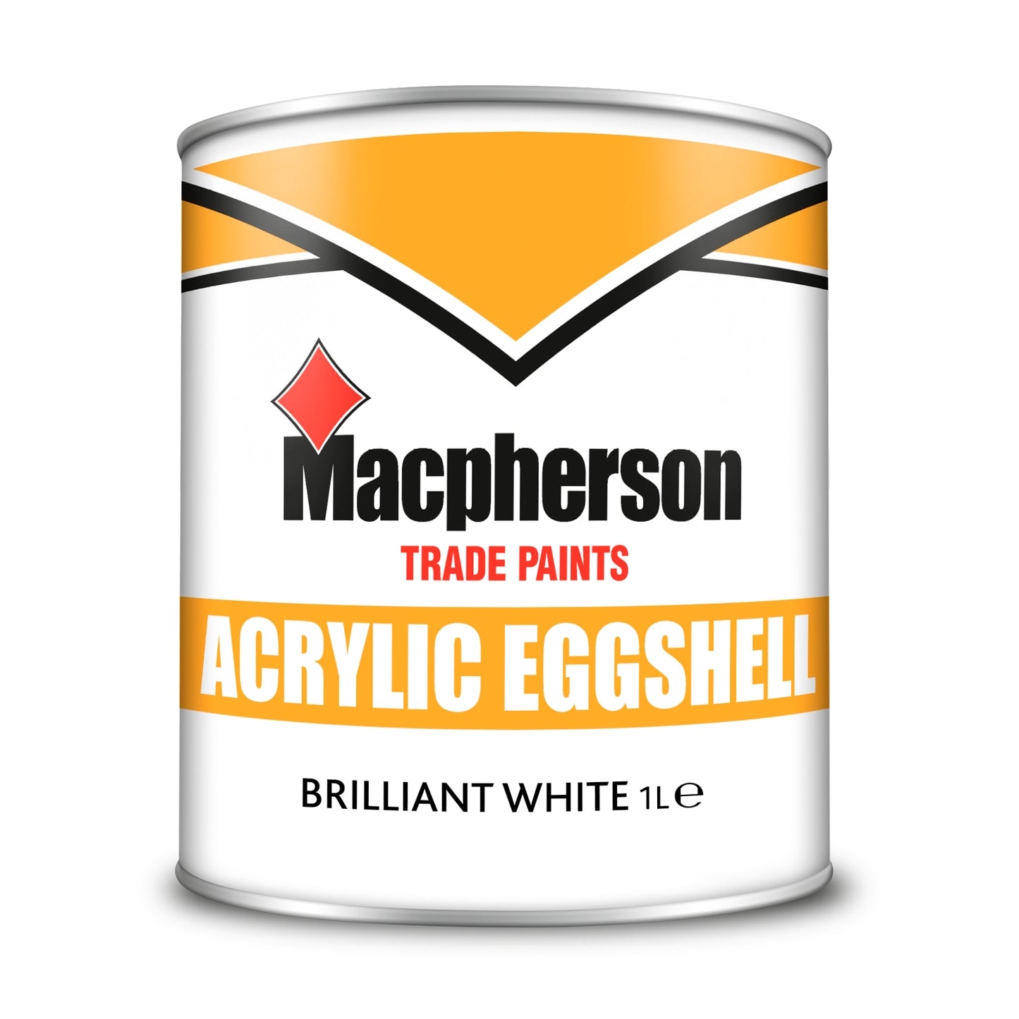 Macpherson Acrylic Eggshell Paint - Brilliant White