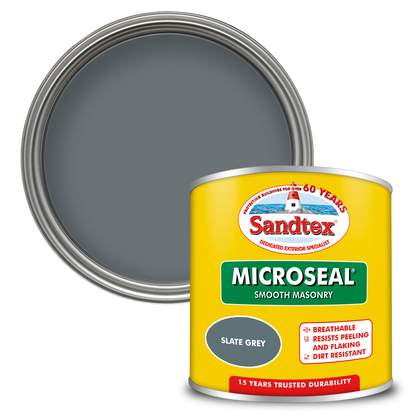 Sandtex 15 Year Weatherproof Exterior Wall Paint - Slate Grey
