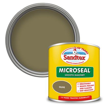 Sandtex 15 Year Weatherproof Exterior Wall Paint - Olive