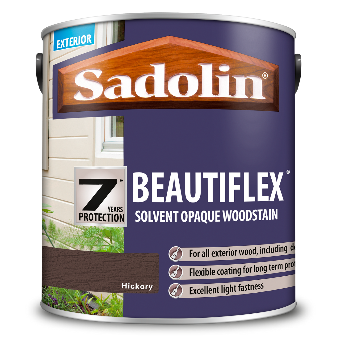 Sadolin Beautiflex - Opaque Exterior Wood Finish with 7 Year Protection - Hickory