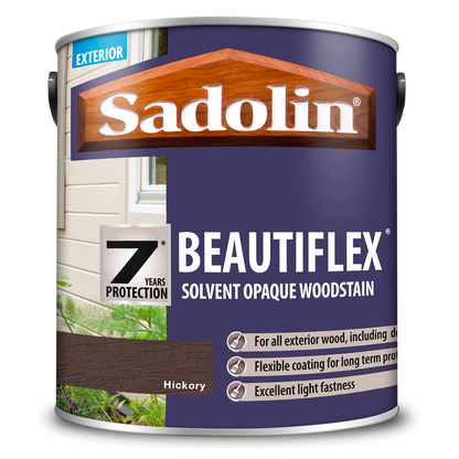 Sadolin Beautiflex - Opaque Exterior Wood Finish with 7 Year Protection - Hickory