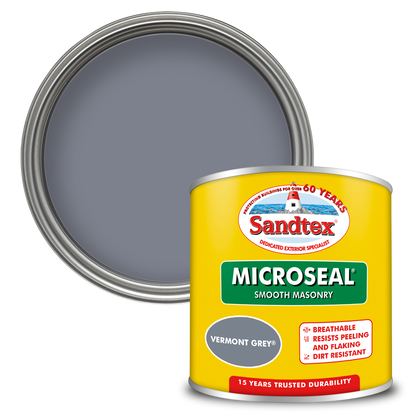 Sandtex 15 Year Weatherproof Exterior Wall Paint - Vermont Grey