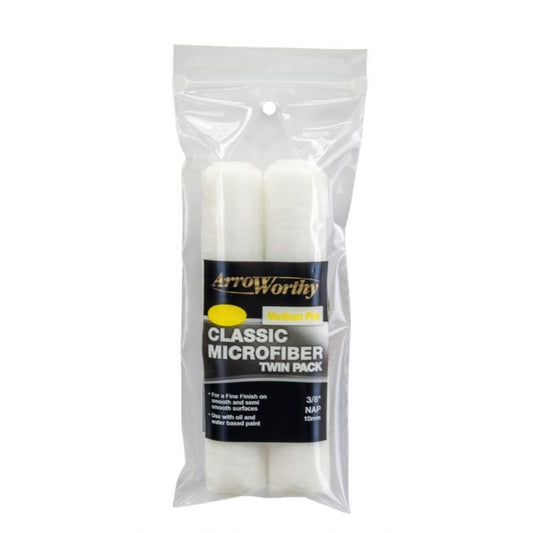6.5" (165mm) ARROWORTHY Classic Medium Pile Mini Rollers Pack of 2