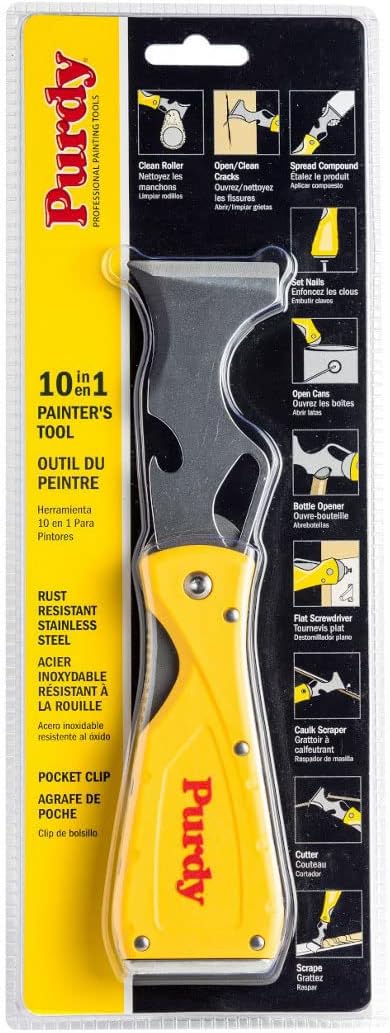 Purdy folding painter's tool with yellow and black packaging