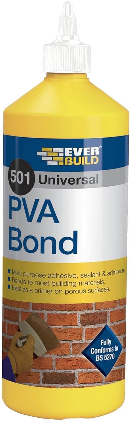 Everbuild 501 Universal, PVA, Long Bonding Time (over 12 Hours) 500ml