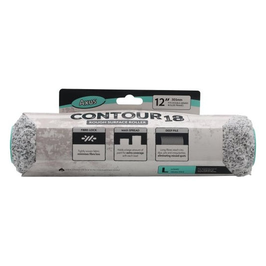 Axus Contour 18 Rough Surface Roller Sleeve 12"