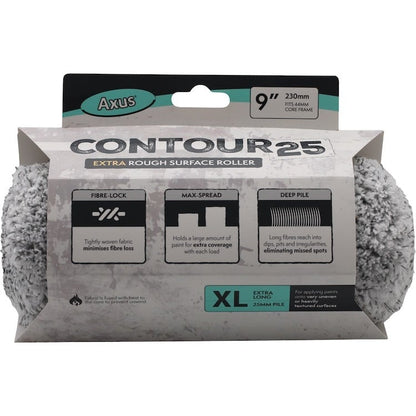 Axus Contour 25 Extra Rough Surface Roller Sleeve 9"