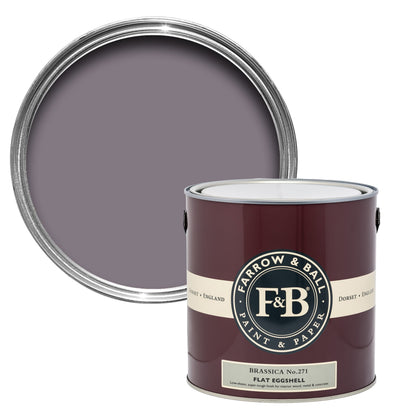 Farrow & Ball 5L Flat Eggshell Brassica No.271
