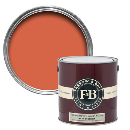 Farrow & Ball 750ml Flat Eggshell Charlotte Locks No.268