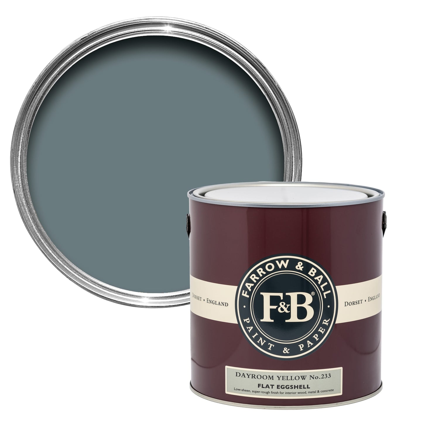 Farrow & Ball 5L Flat Eggshell De Nimes No.299