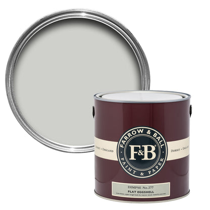 Farrow & Ball 5L Flat Eggshell Dimpse No.277