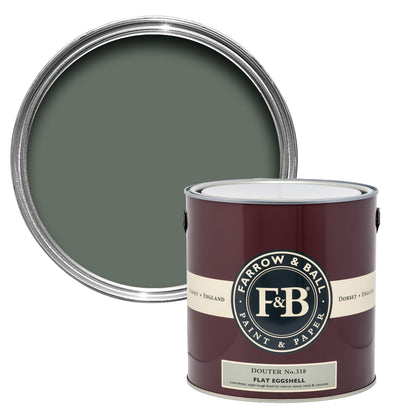 Farrow & Ball 5L Flat Eggshell Douter No.318