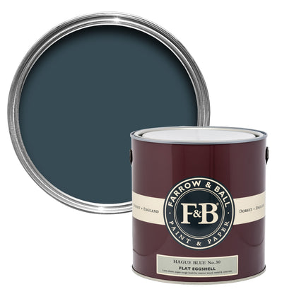 Farrow & Ball 750ml Flat Eggshell Hague Blue No.30
