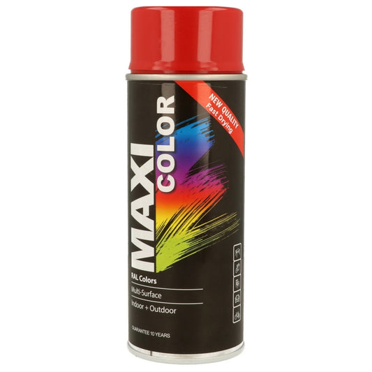 Maxi Multi-Surface Ral 3000 Flame Red - 400 ml Aerosol Spray Paint