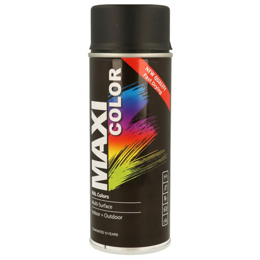 Maxi Multi-Surface Ral 9005 Jet Black Matt - 400 ml Aerosol Spray Paint