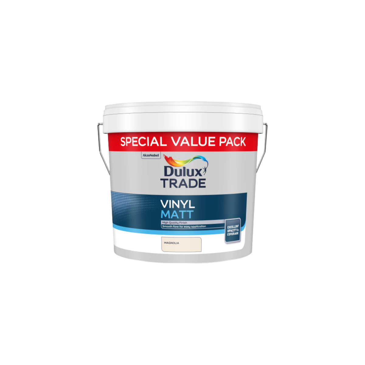Dulux Trade Vinyl Matt Magnolia S.V.P. - 7.5 Litre