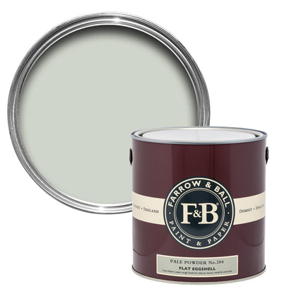 Farrow & Ball 2.5L Flat Eggshell Pale Powder No.204