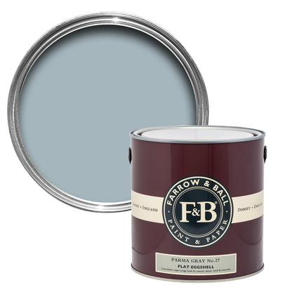 Farrow & Ball 5L Flat Eggshell Parma Gray No.27