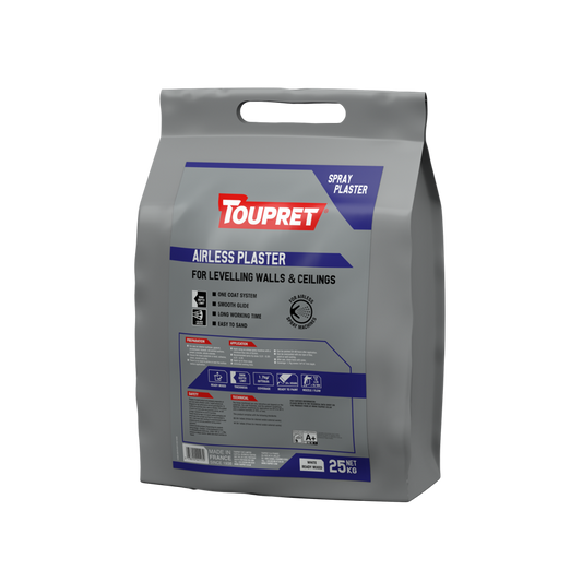 Toupret Airless Spray Plaster All in One 25KG Full Pallet 40x 25KG Bags