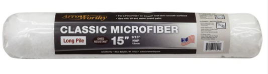 Arroworthy Classic Microfiber Roller with label on a white background