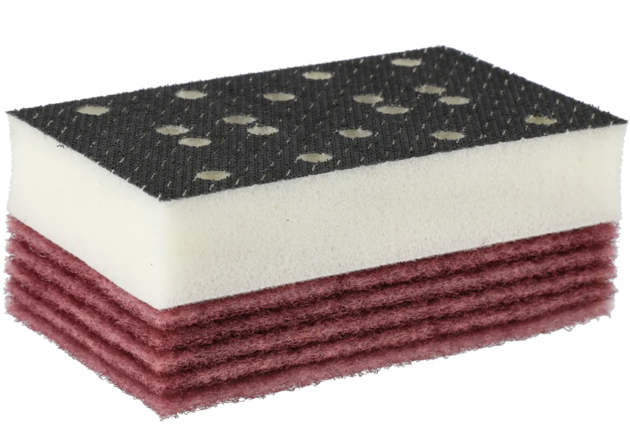 Mirka Deos Profile Sanding Kit 25mm Foam Interface Plus 5X Mirlon Pads
