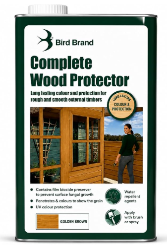 Bird Brand Complete Wood Protector (Golden Brown)