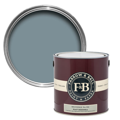 Farrow & Ball 750ml Flat Eggshell Selvedge No.306