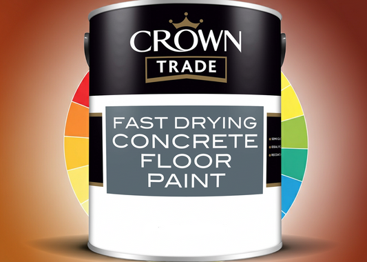Crown Trade Fast Drying Concrete Floor Paint - Tinted Colours 5 Litre