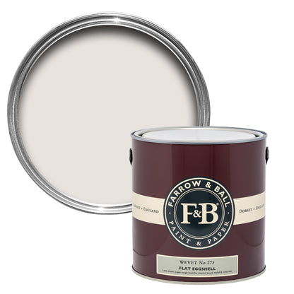 Farrow & Ball 2.5L Flat Eggshell Wevet No.273