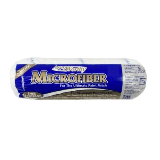 Arroworthy 9" Microfibre Roller Sleeve, 9/16" Nap (Medium Pile) Blue Vein