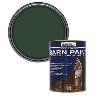 Bedec Barn Semi Gloss Paint, Dark Green
