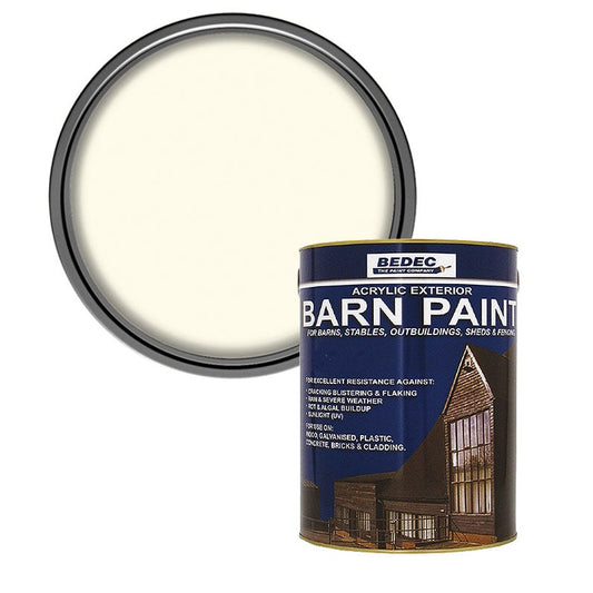 Bedec Barn Semi Gloss Paint, Gardenia