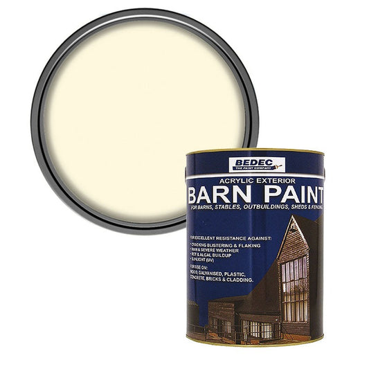 Bedec Barn Semi Gloss Paint, Magnolia