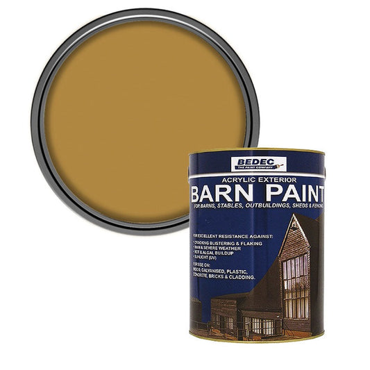 Bedec Barn Semi Gloss Paint, Solid Pine