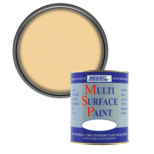 Bedec Multi Surface Soft Gloss Paint, Butterscotch