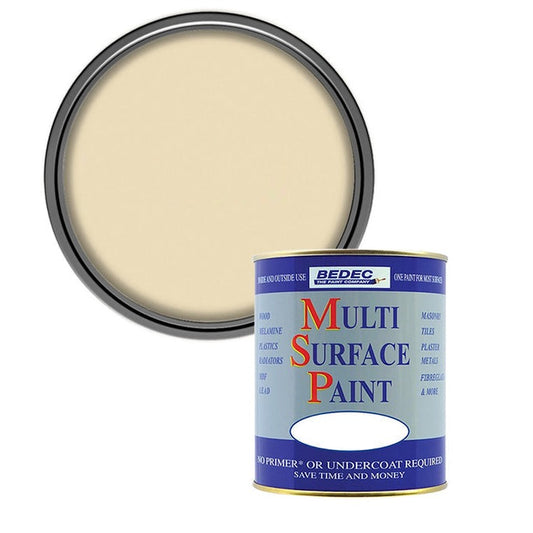 Bedec Multi Surface Soft Gloss Paint, Ivory