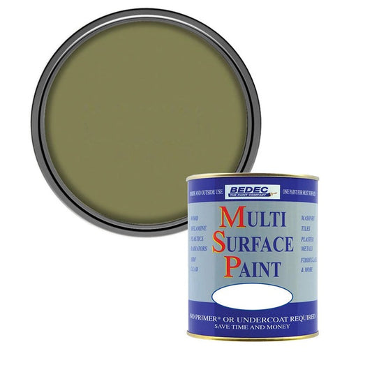 Bedec Multi Surface Soft Gloss Paint, Ivy Green