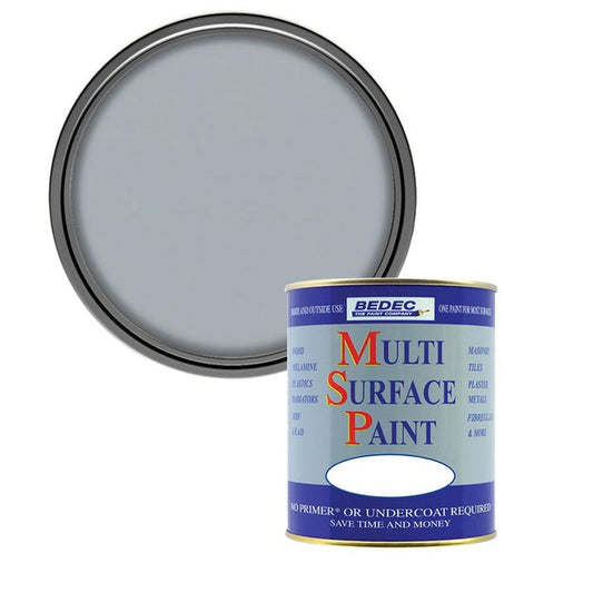 Bedec Multi Surface Soft Gloss Paint, Light Grey
