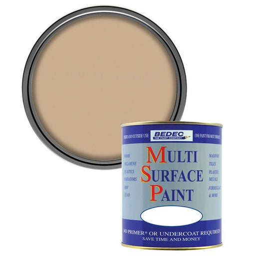 Bedec Multi Surface Soft Gloss Paint, Mushroom