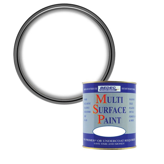 Bedec Multi Surface Soft Matt Paint, White