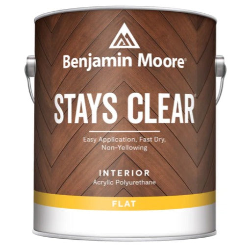 Benjamin Moore Stays Clear Interior Polyurethane Clear Coat Flat