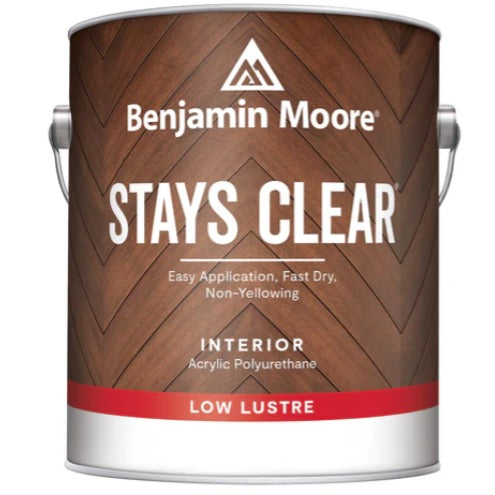 Benjamin Moore Stays Clear Interior Polyurethane Clear Coat Low Lustre