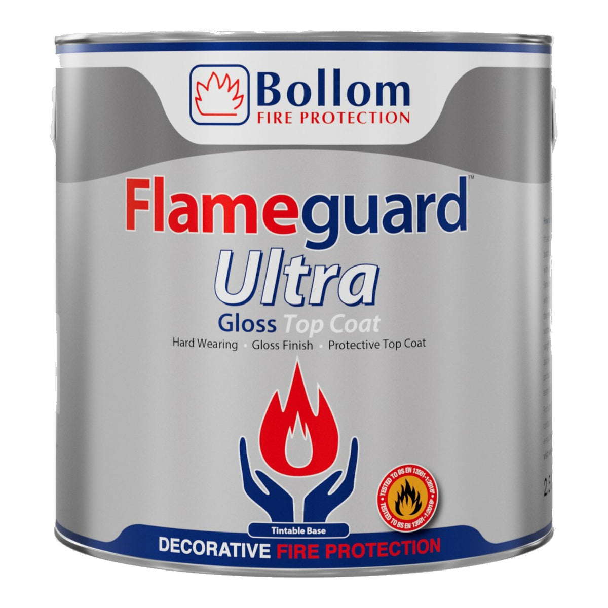 Bollom Flameguard Ultra Gloss - White - 2.5 Litre