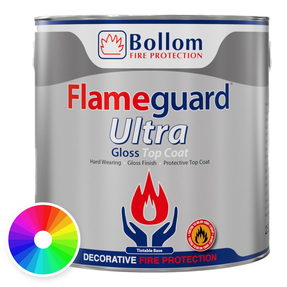 Bollom Flameguard Ultra Gloss - Tinted Colour - 2.5 Litre