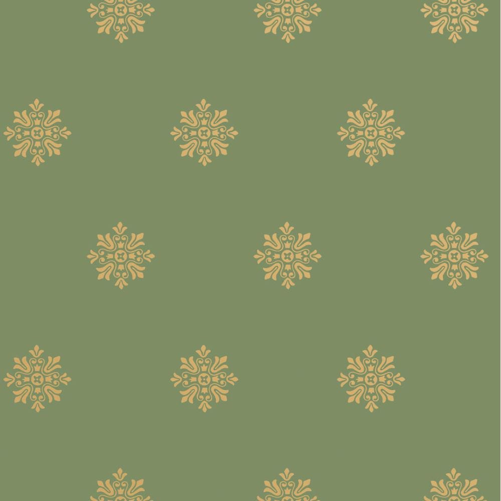 Farrow & Ball Brockhampton Star wallpaper 546 swatch