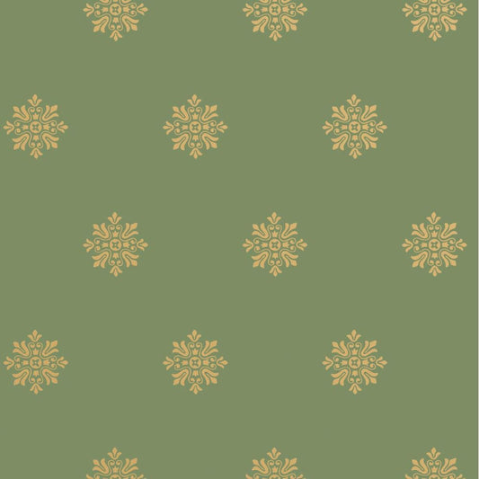 Farrow & Ball Brockhampton Star wallpaper 546 swatch